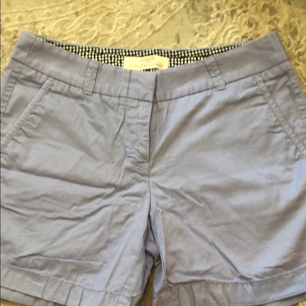 J.Crew sz 0 powdered blue chino short